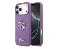 Guess Fixed Glitter Big 4G do iPhone 17 Pro Max liliowy - 1365528 - zdjęcie 1